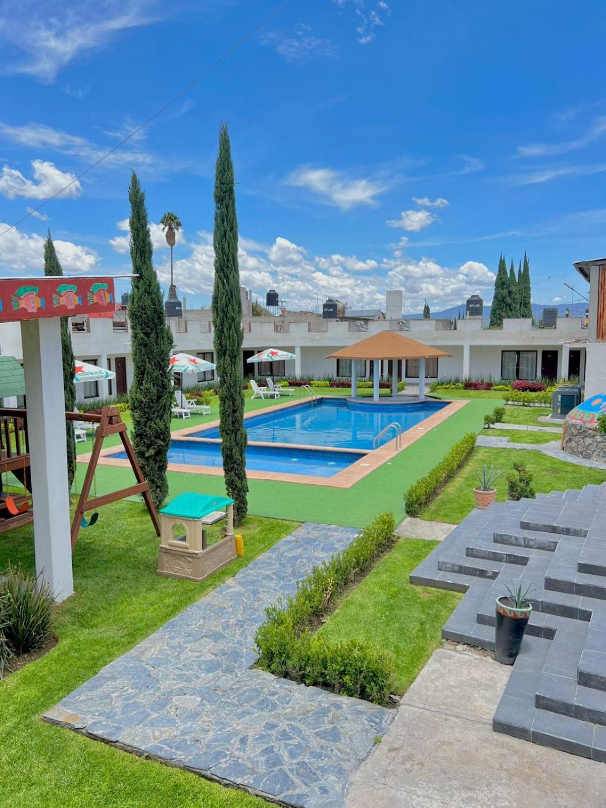 Hotel El Jaguar San Martín de las Pirámides 外观 照片
