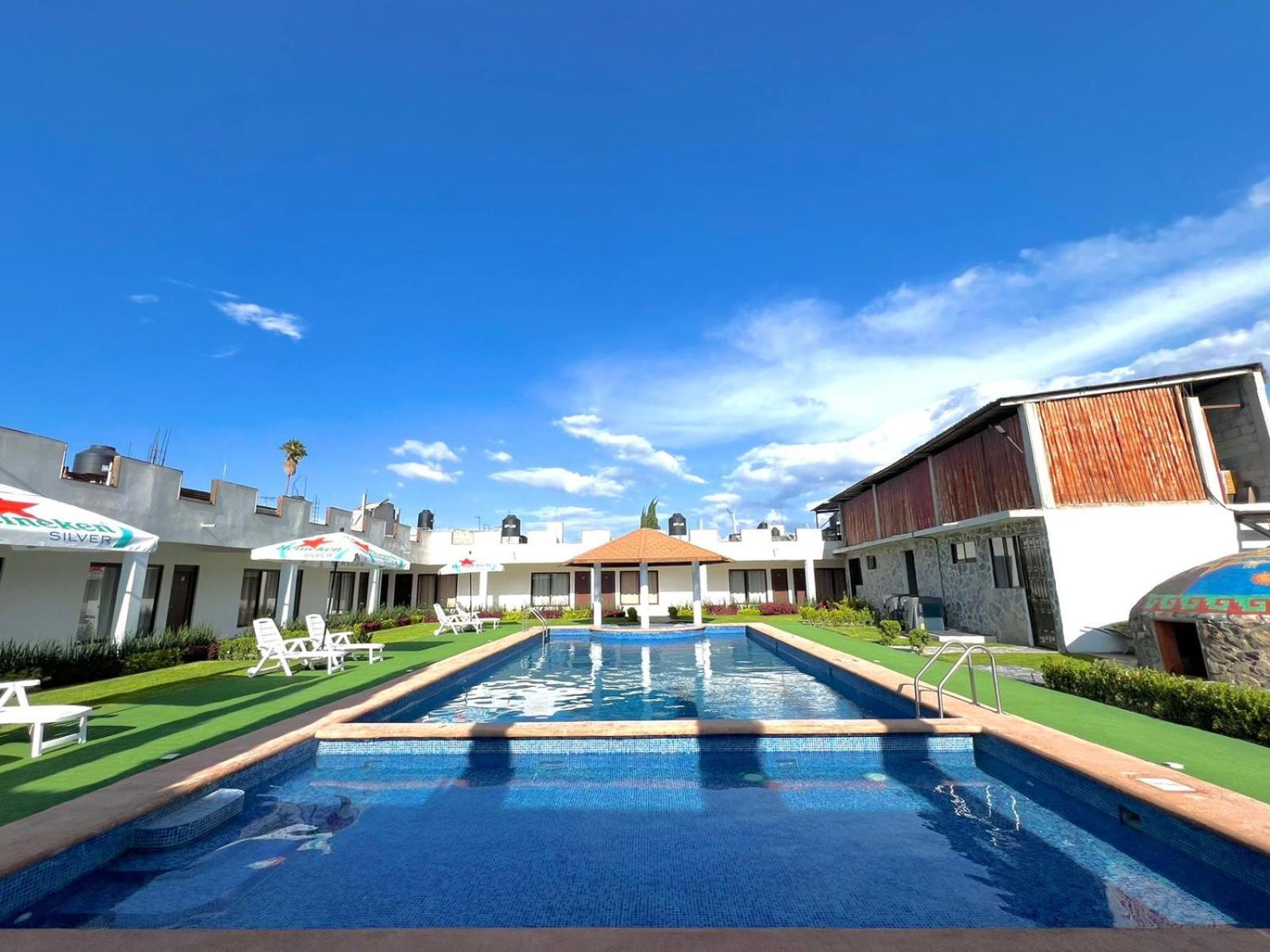 Hotel El Jaguar San Martín de las Pirámides 外观 照片